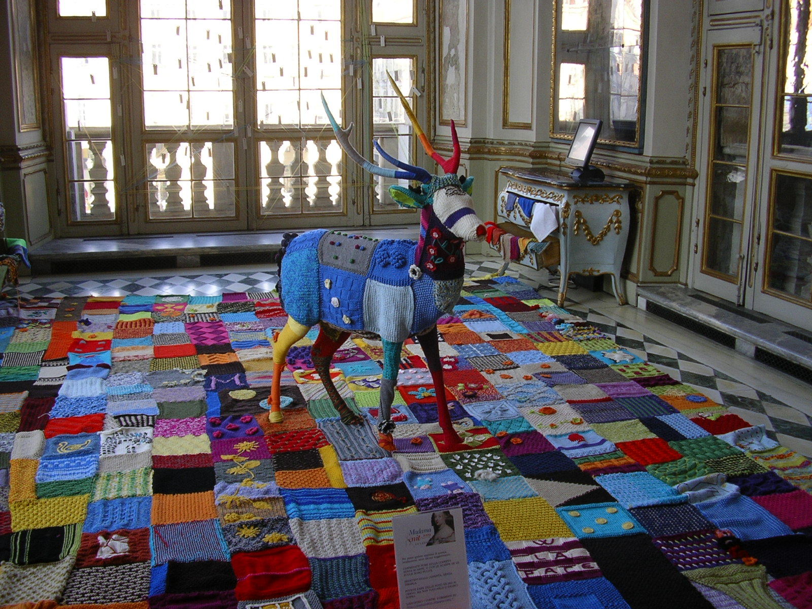 Renna patchwork, Torino 2010.