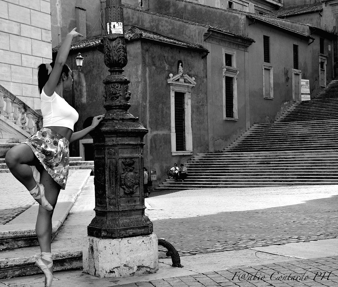 Ballerina in Rome
