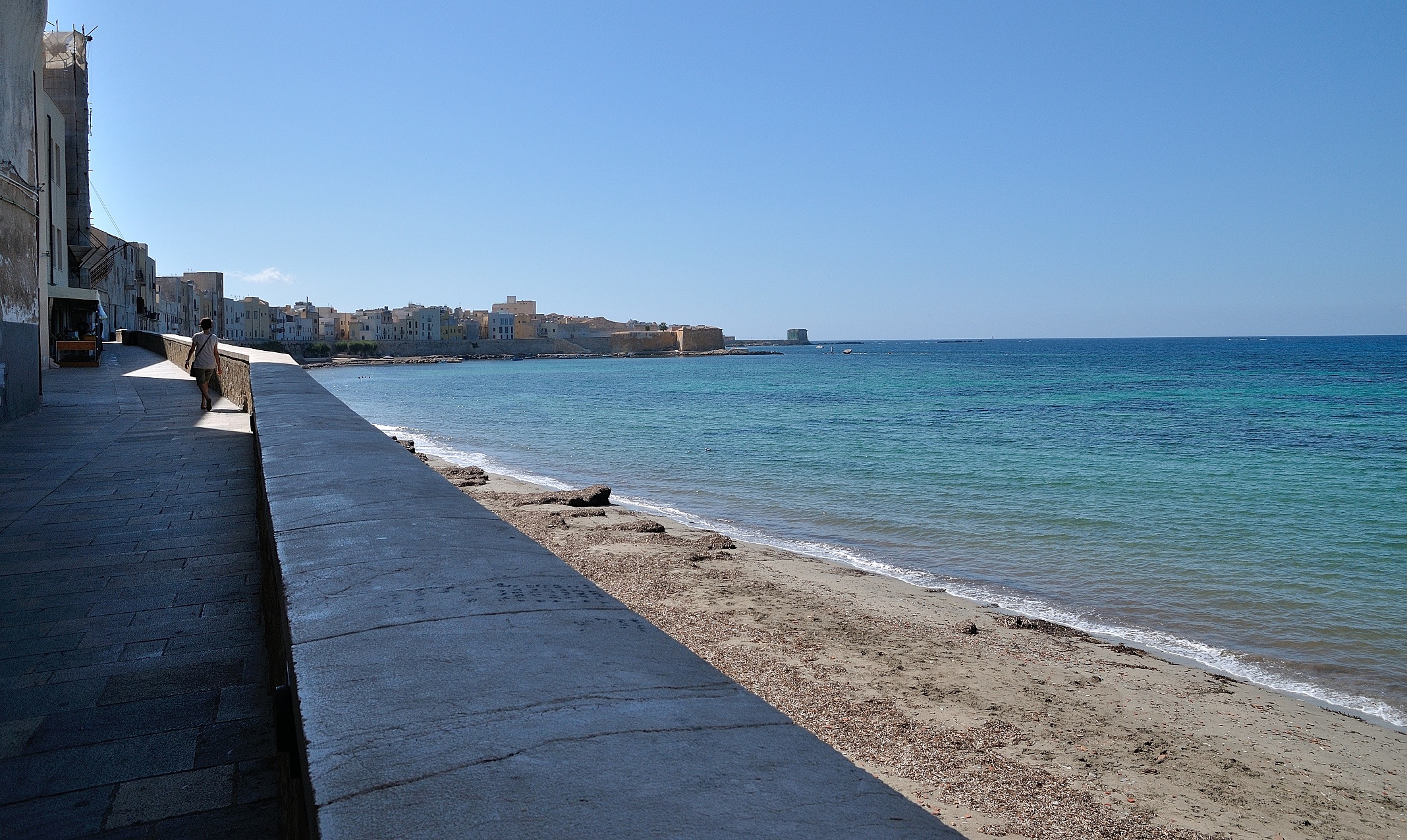 Seafront in Trapani