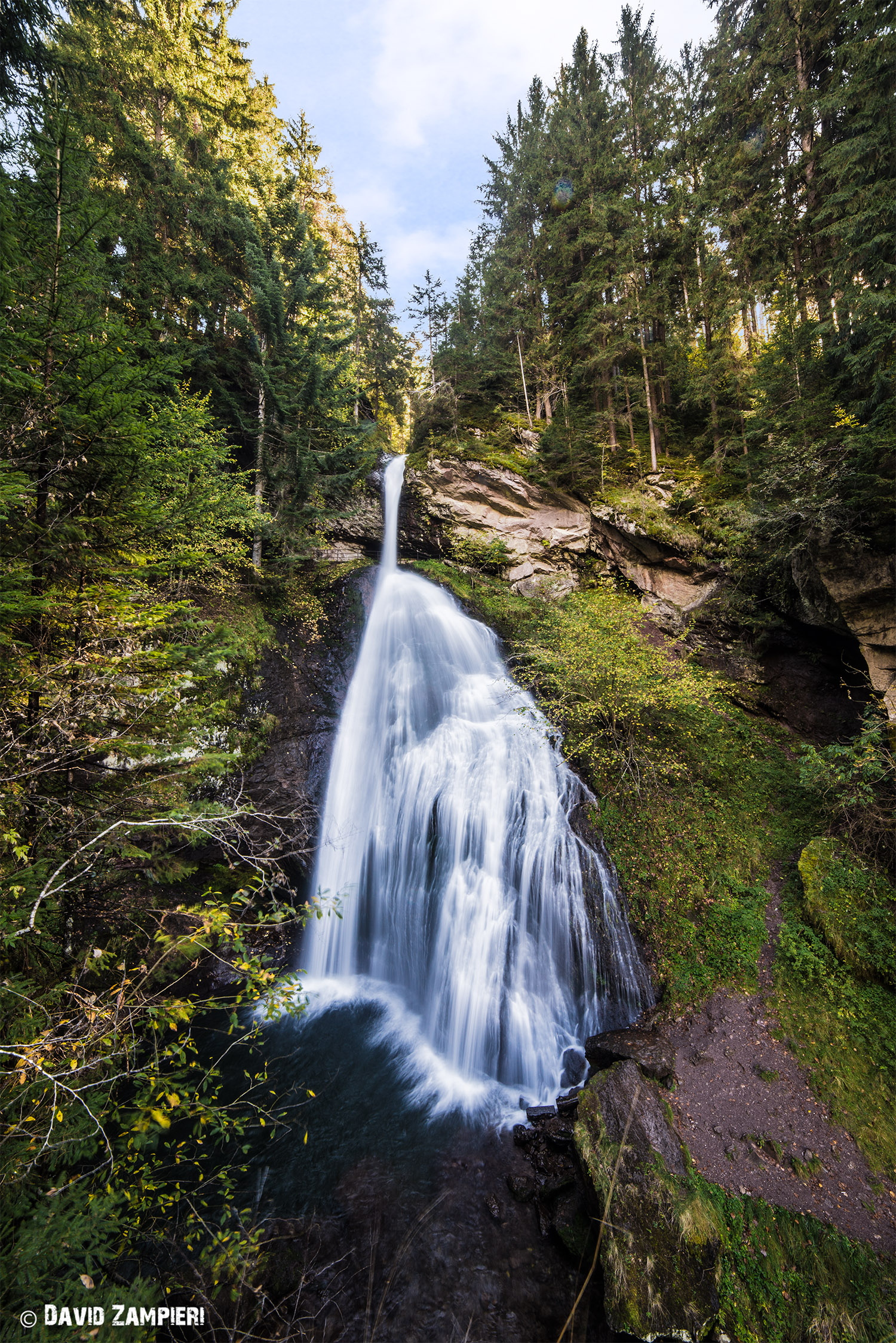 cascata di Cavalese Val di Fiemme