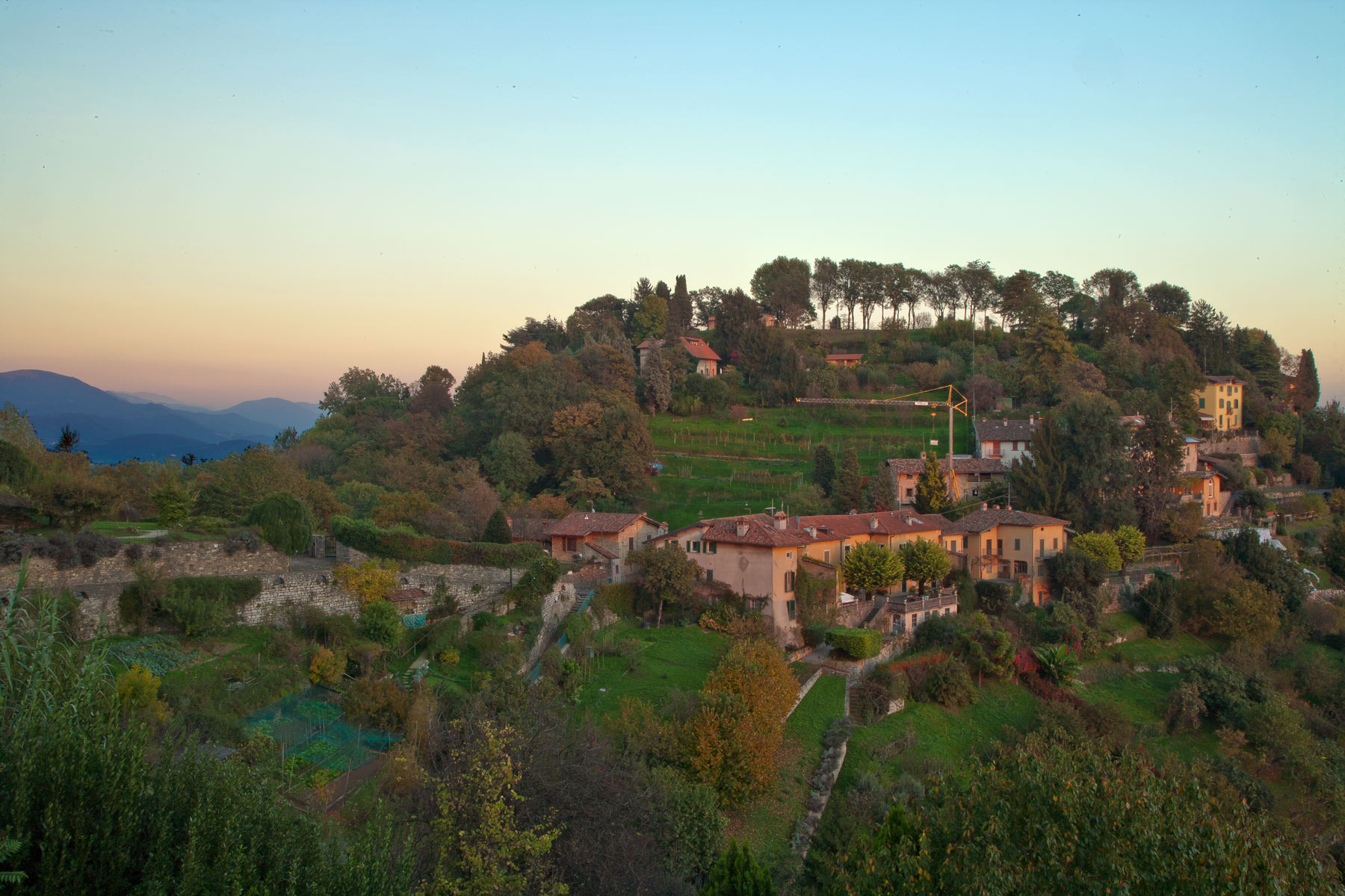 High hills of Bergamo