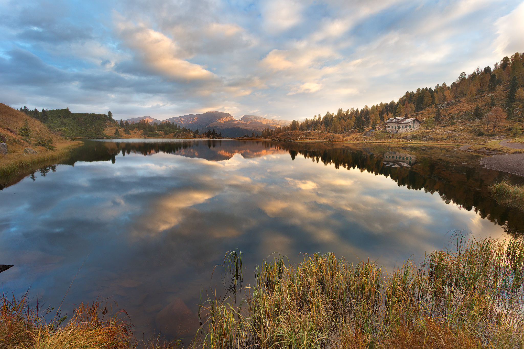 Alba sul passo Rolle
