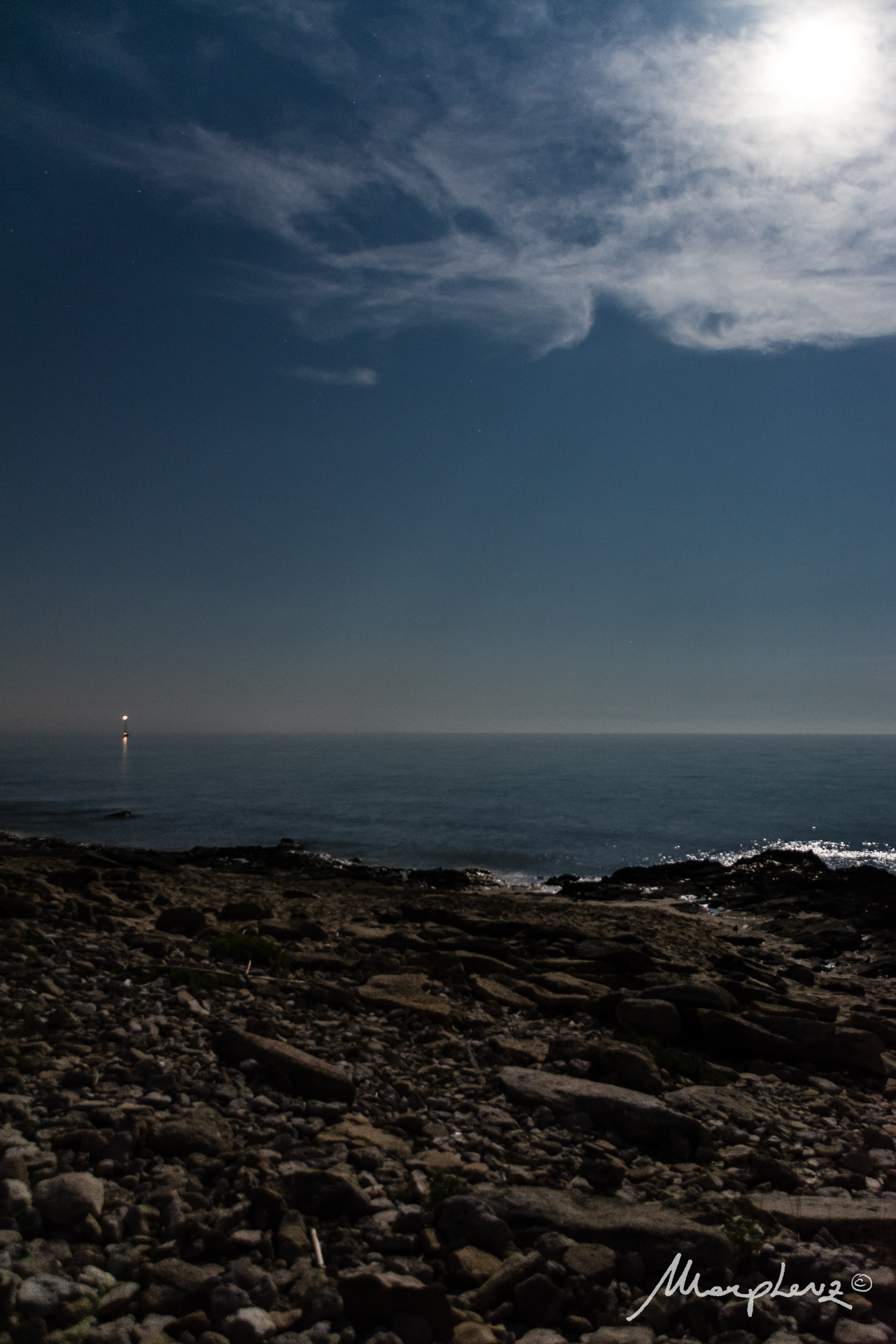 Notte calma in spiaggia...