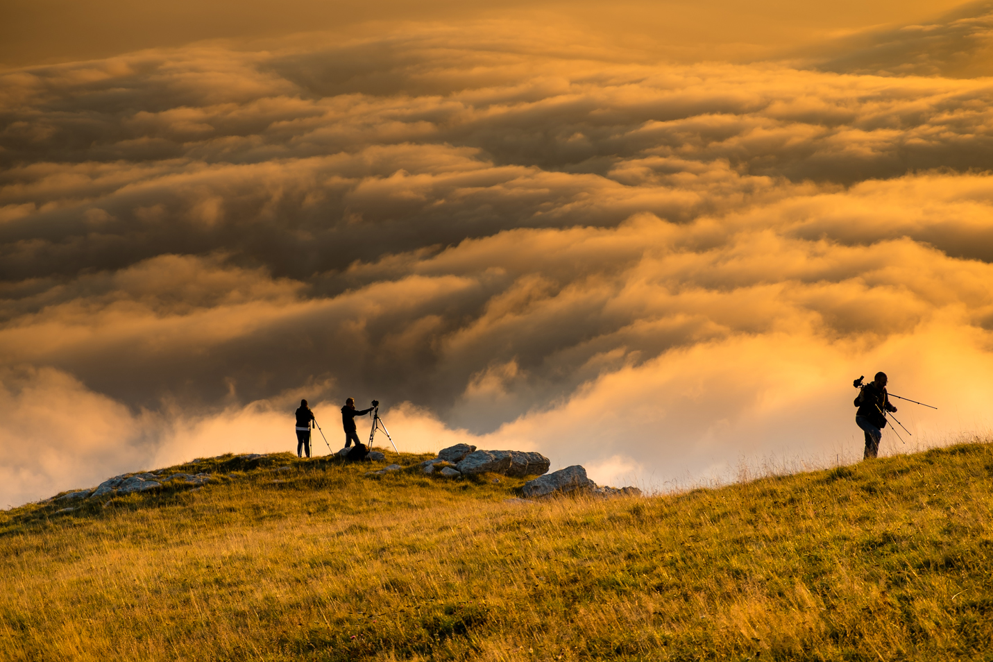 tramonto sul monte pizzoc 2