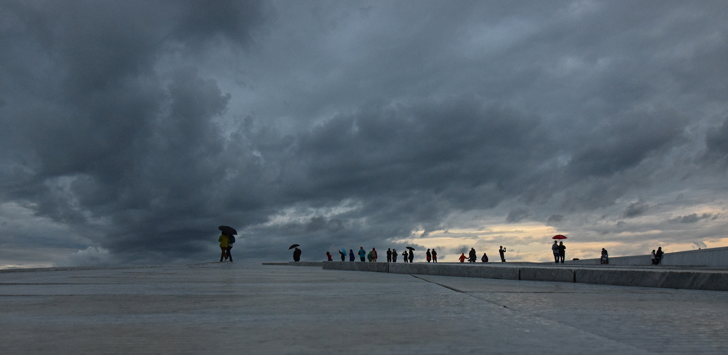 Walking before the storm