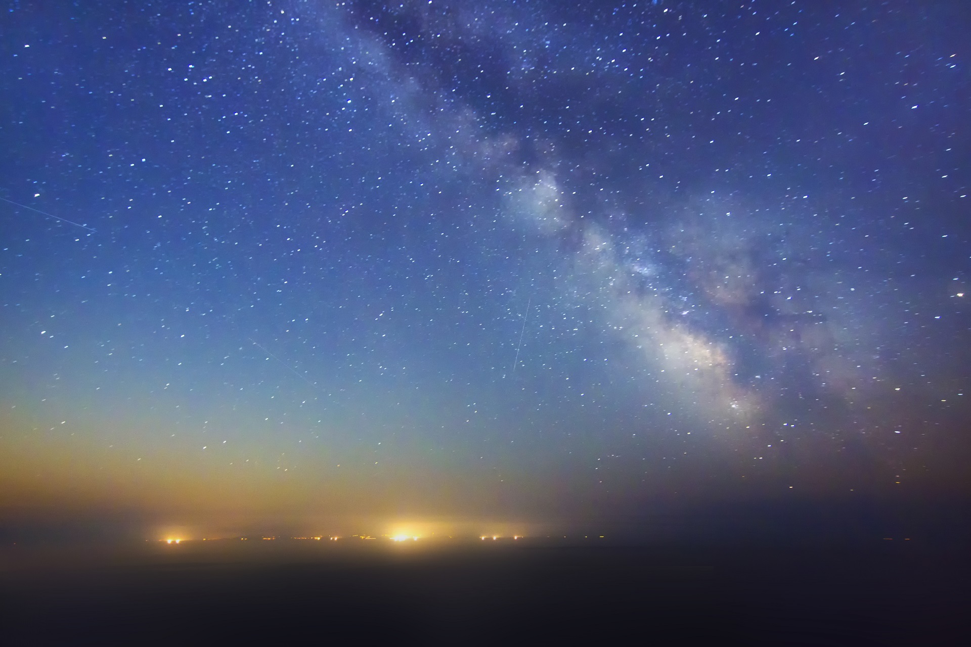 Milky Way on Elba Island