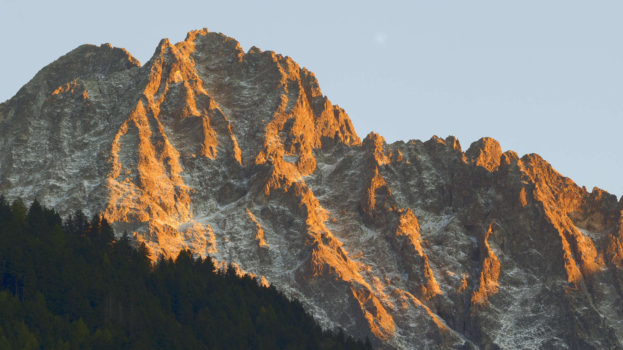 The caress of the evening