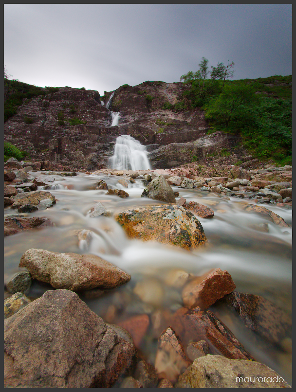 Glencoe waterfall