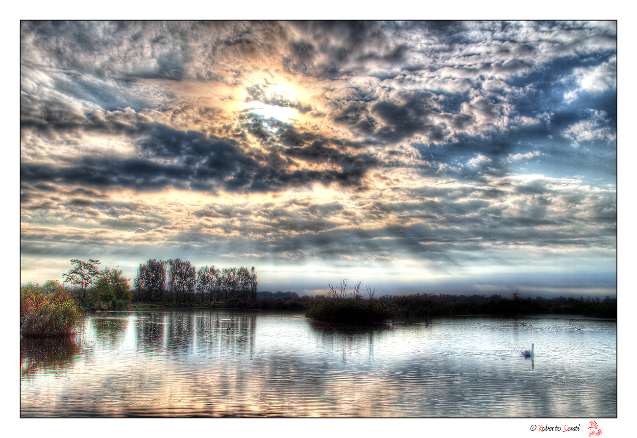 Sunrise on the backwaters