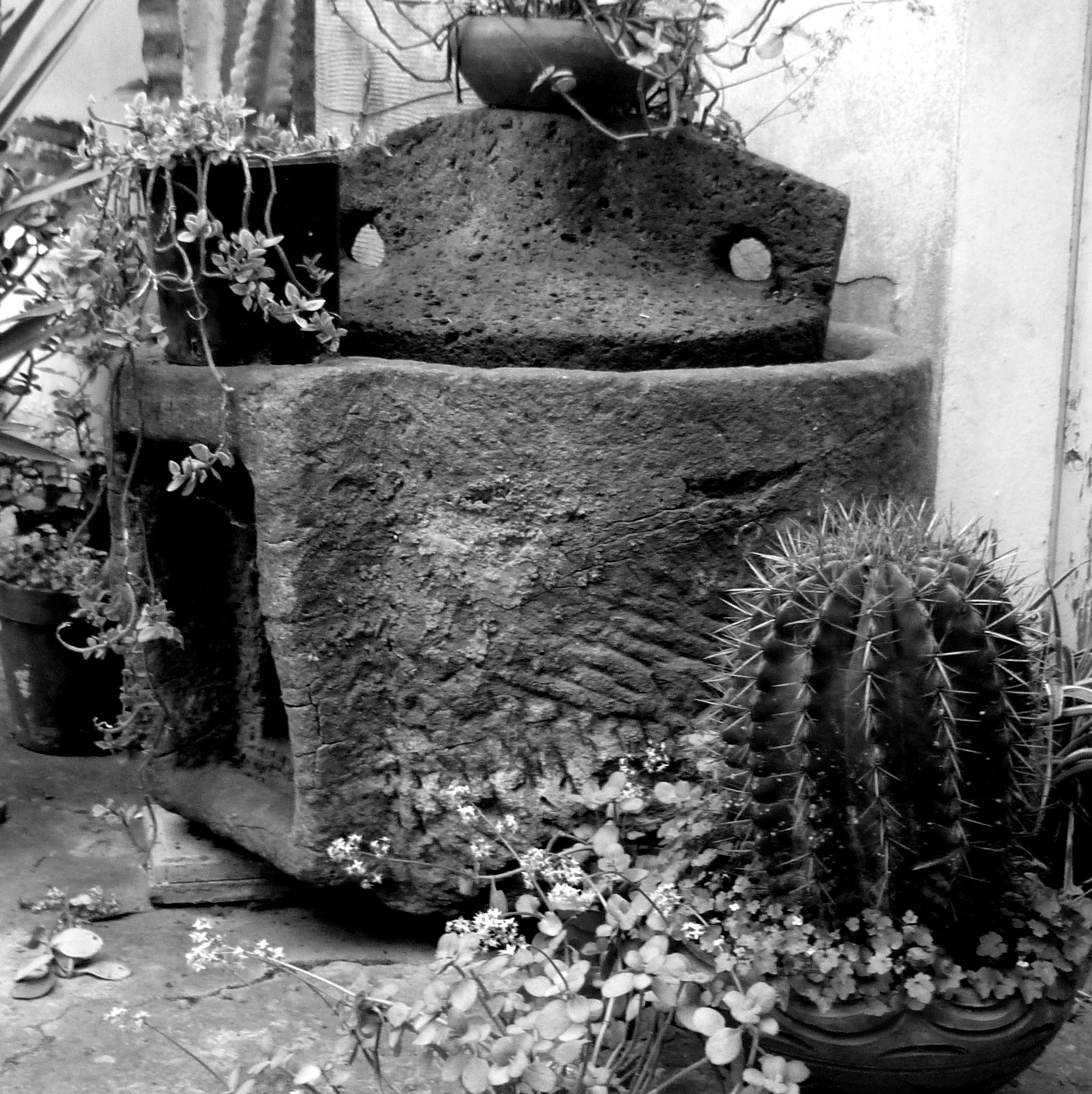 Millstone ancient Sardinian stone