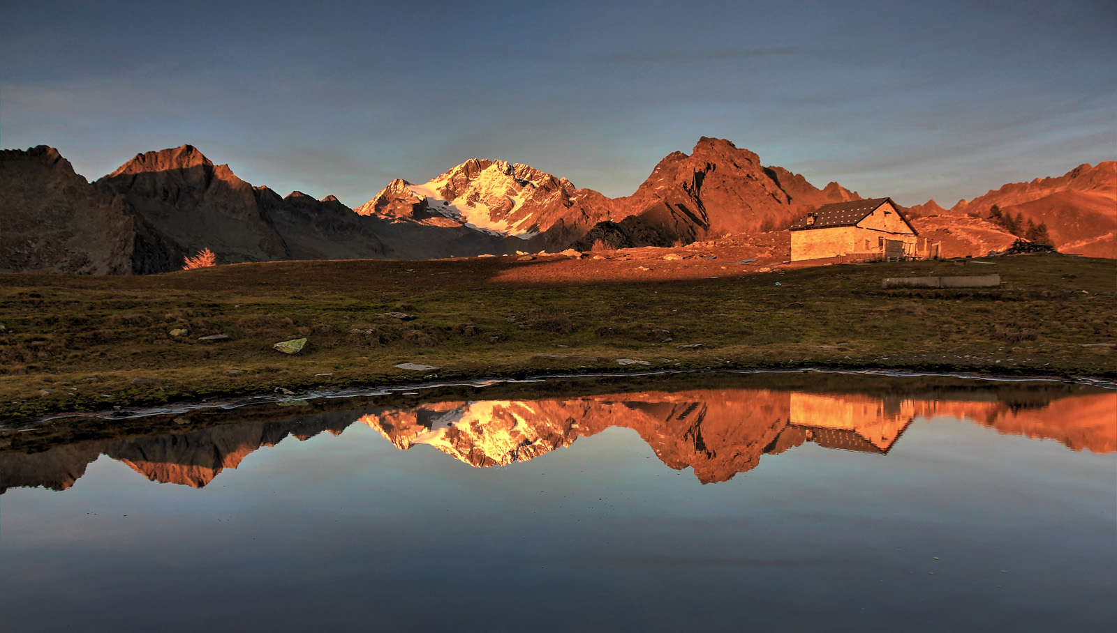 sunset at Scermendone