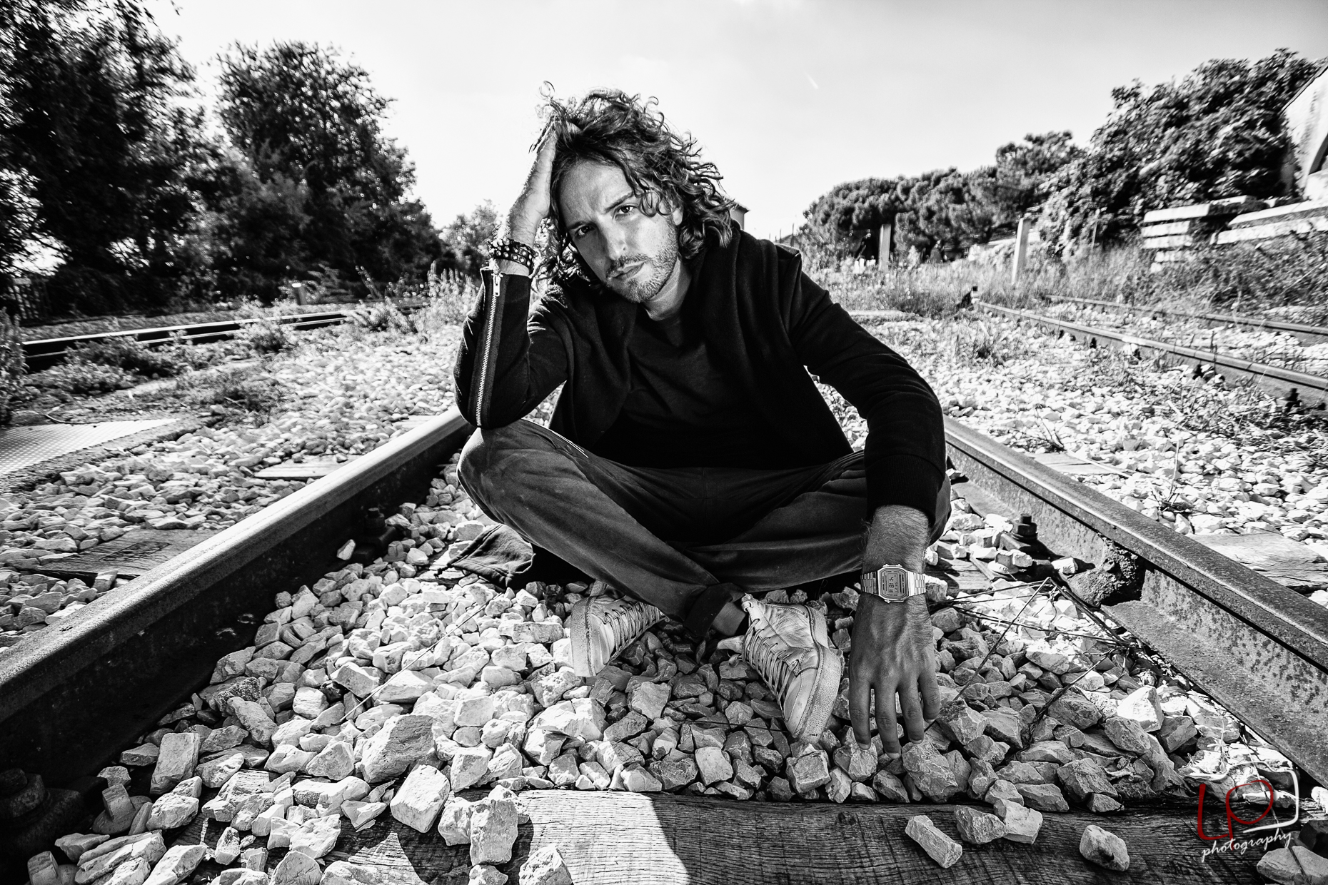 Wating for a train # 1