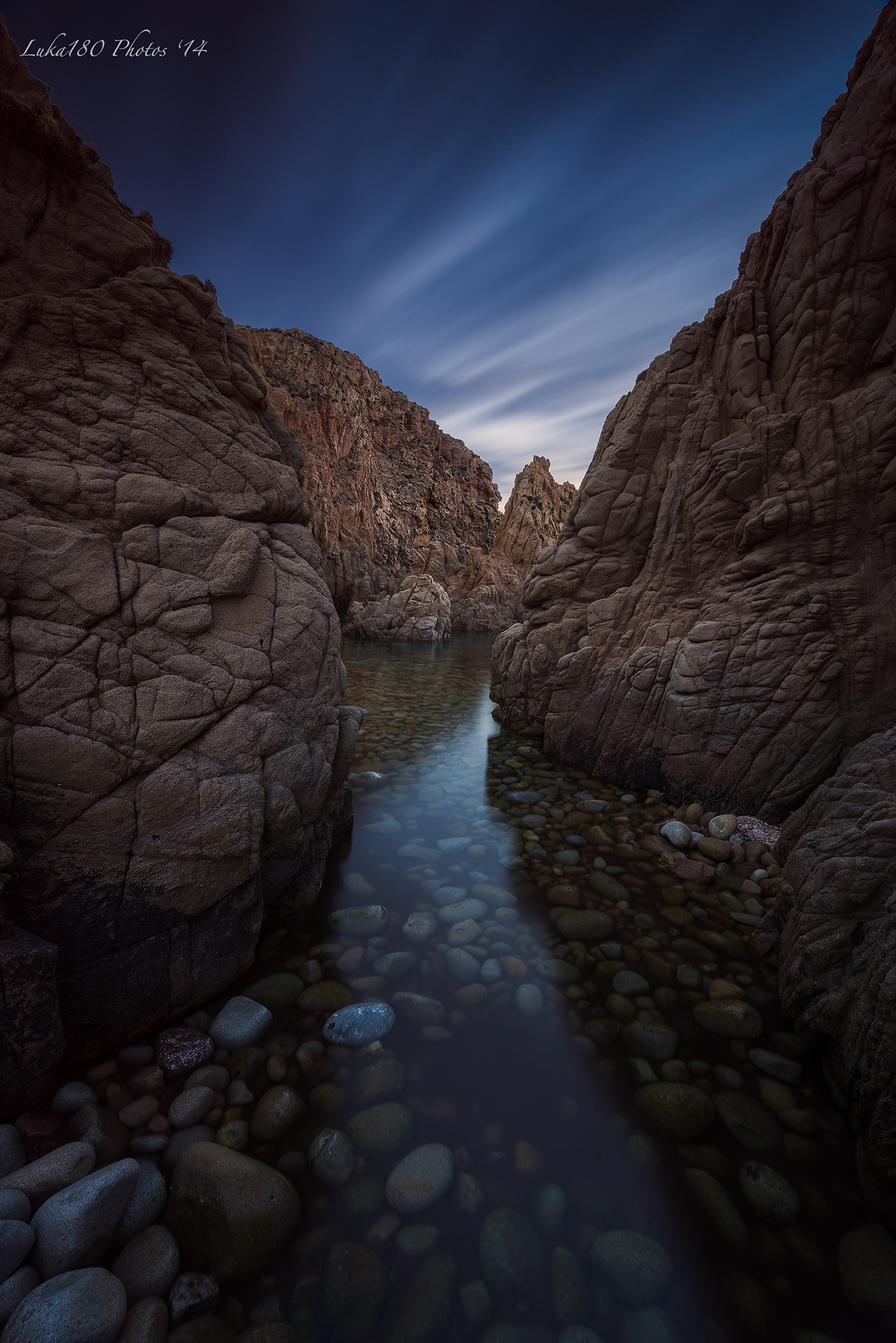 Blue Hour on the rocks