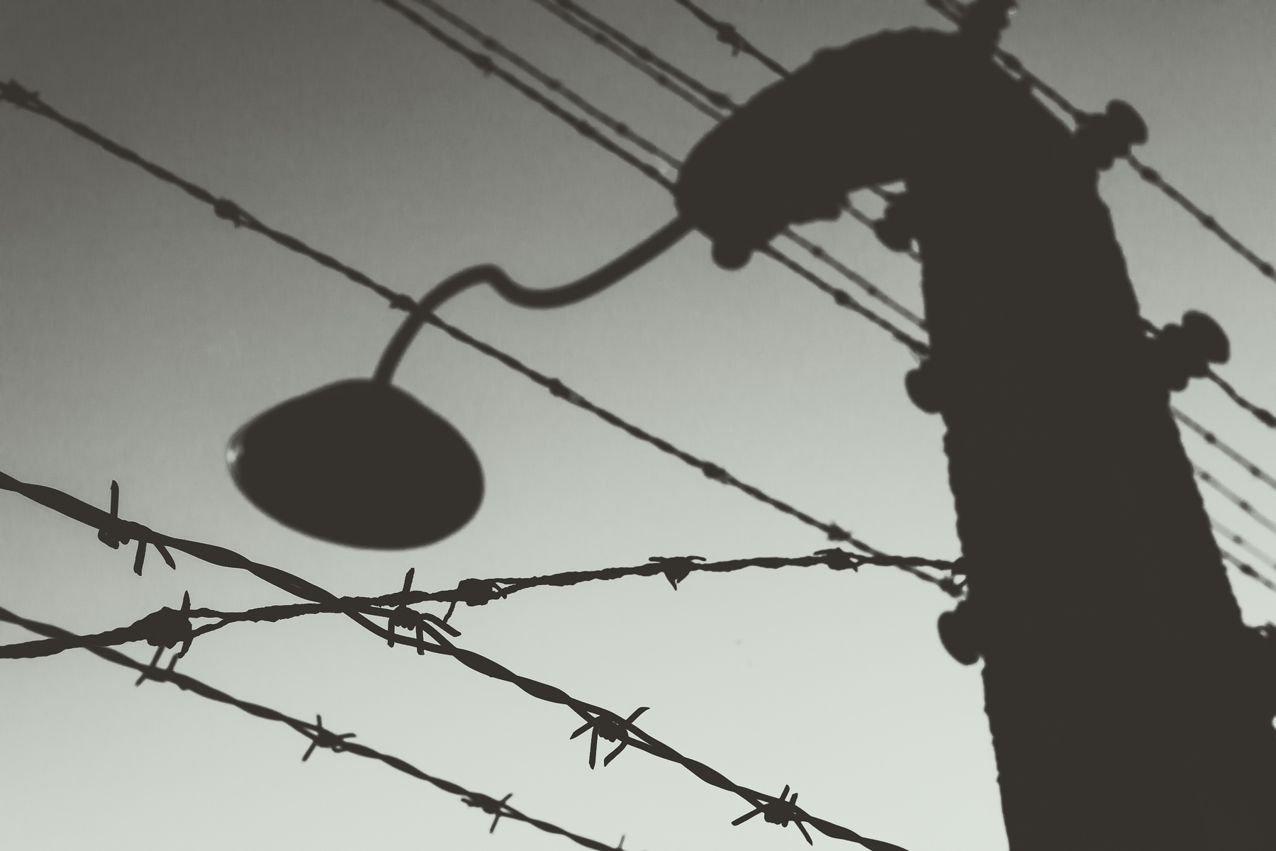 In a thread from the sky