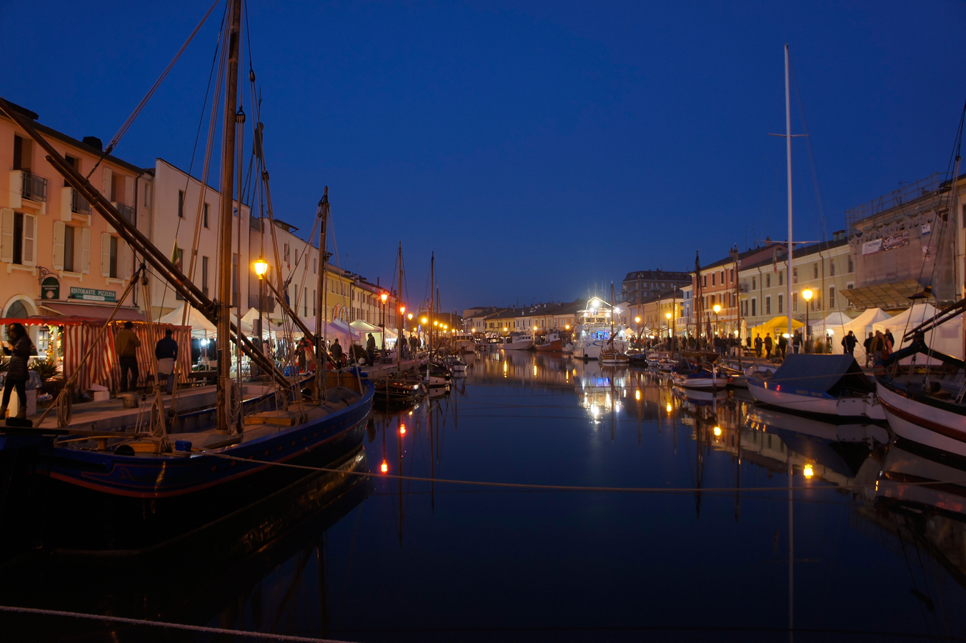 Cesenatico by night