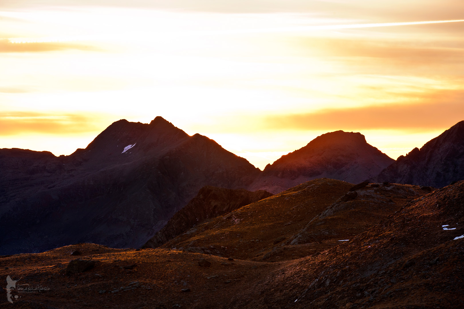 Colourfull sunrise at 2700mt