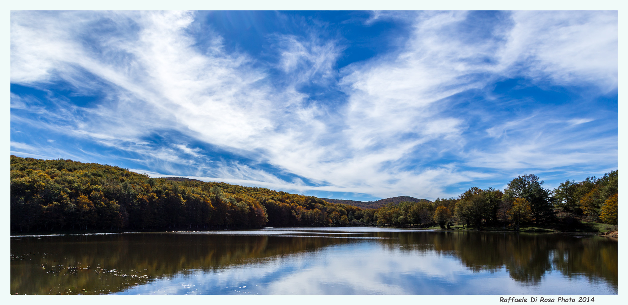 Reflections faded autumn