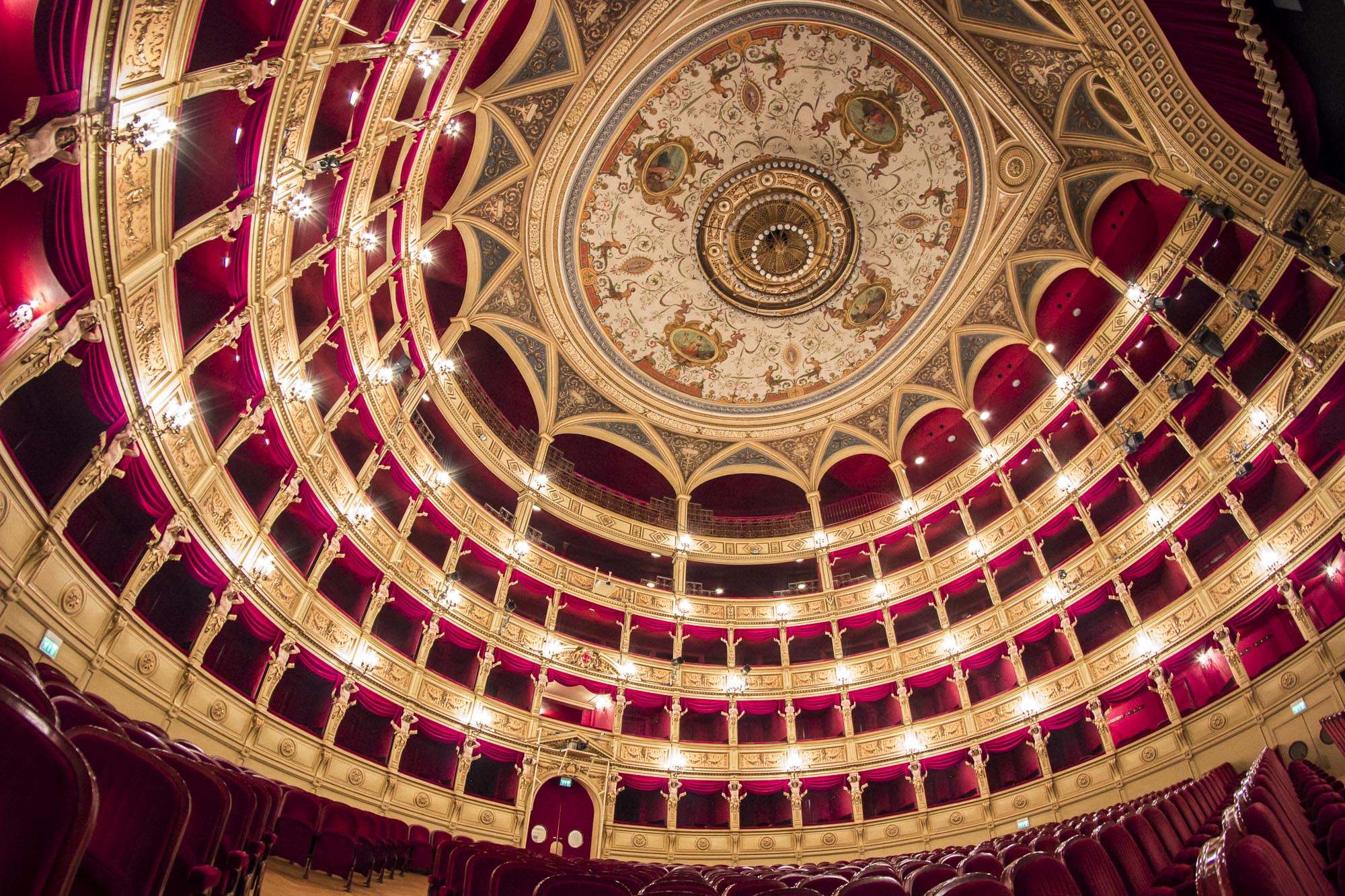 The Teatro Verdi in Trieste.