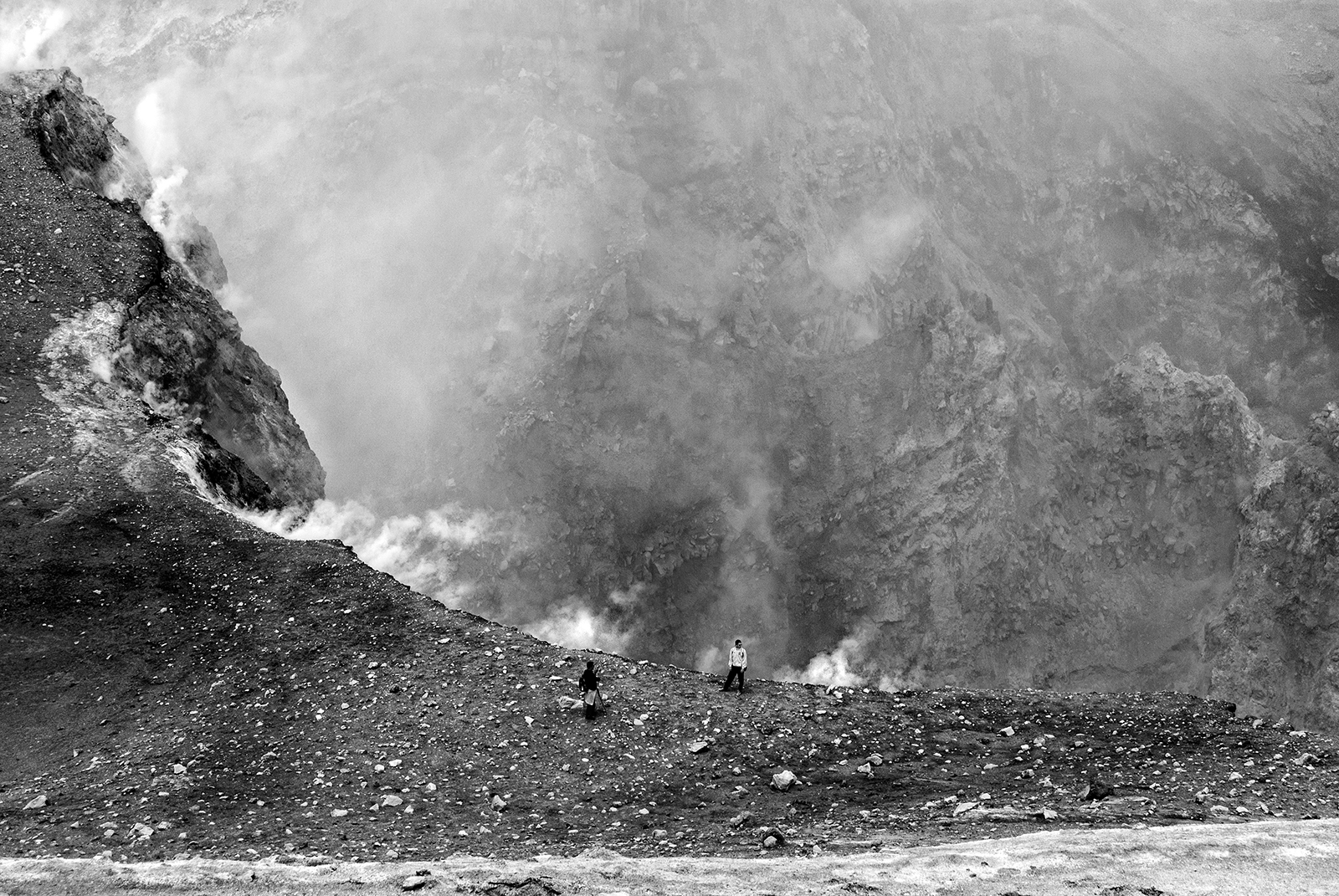 The breath of the volcano