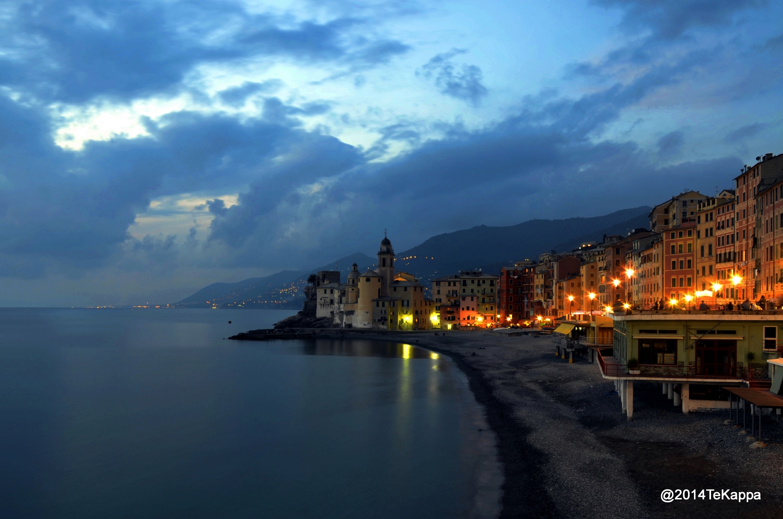 Camogli ora blu