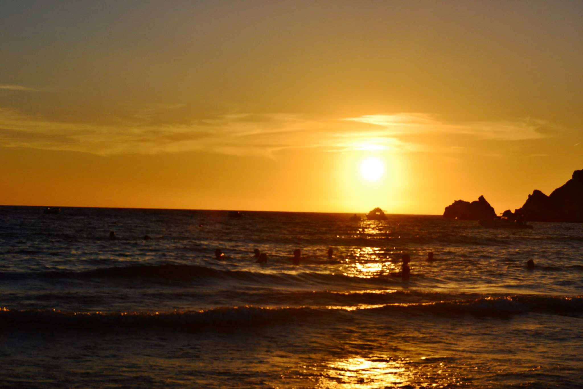 Tramonto dalle spiagge di Malta