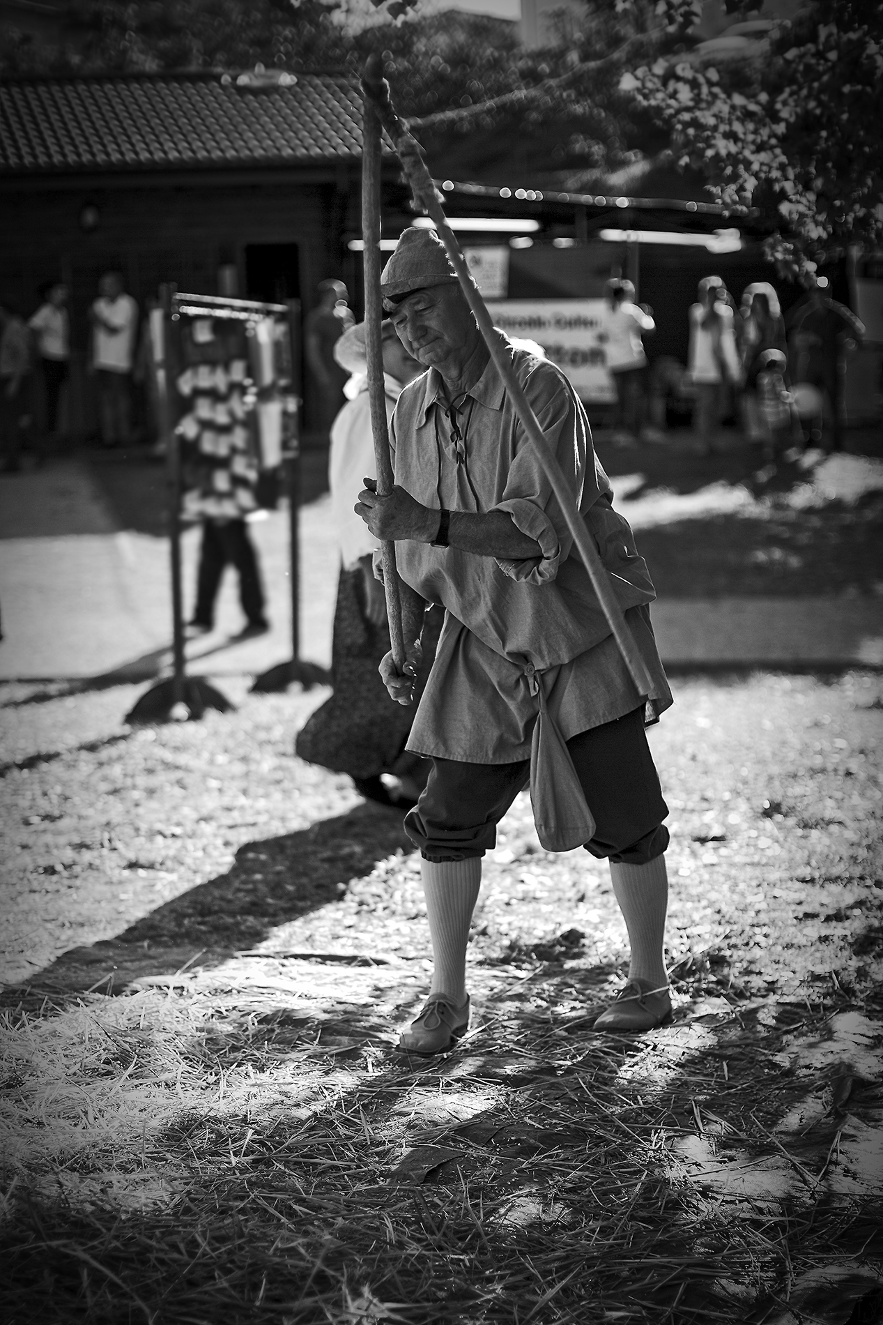 antica battitura del grano...mano libera