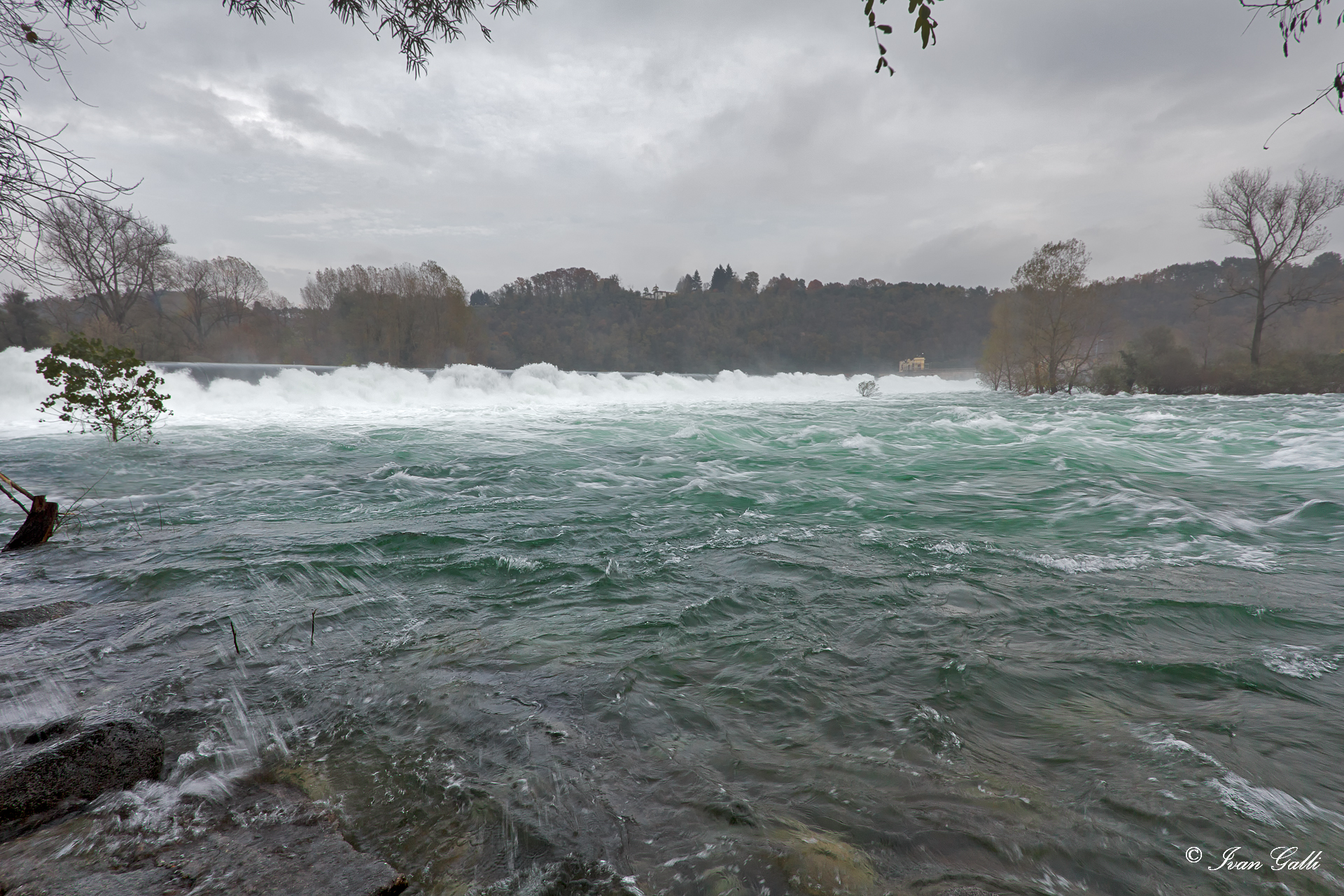 The dam on the river Ticino Panperduto