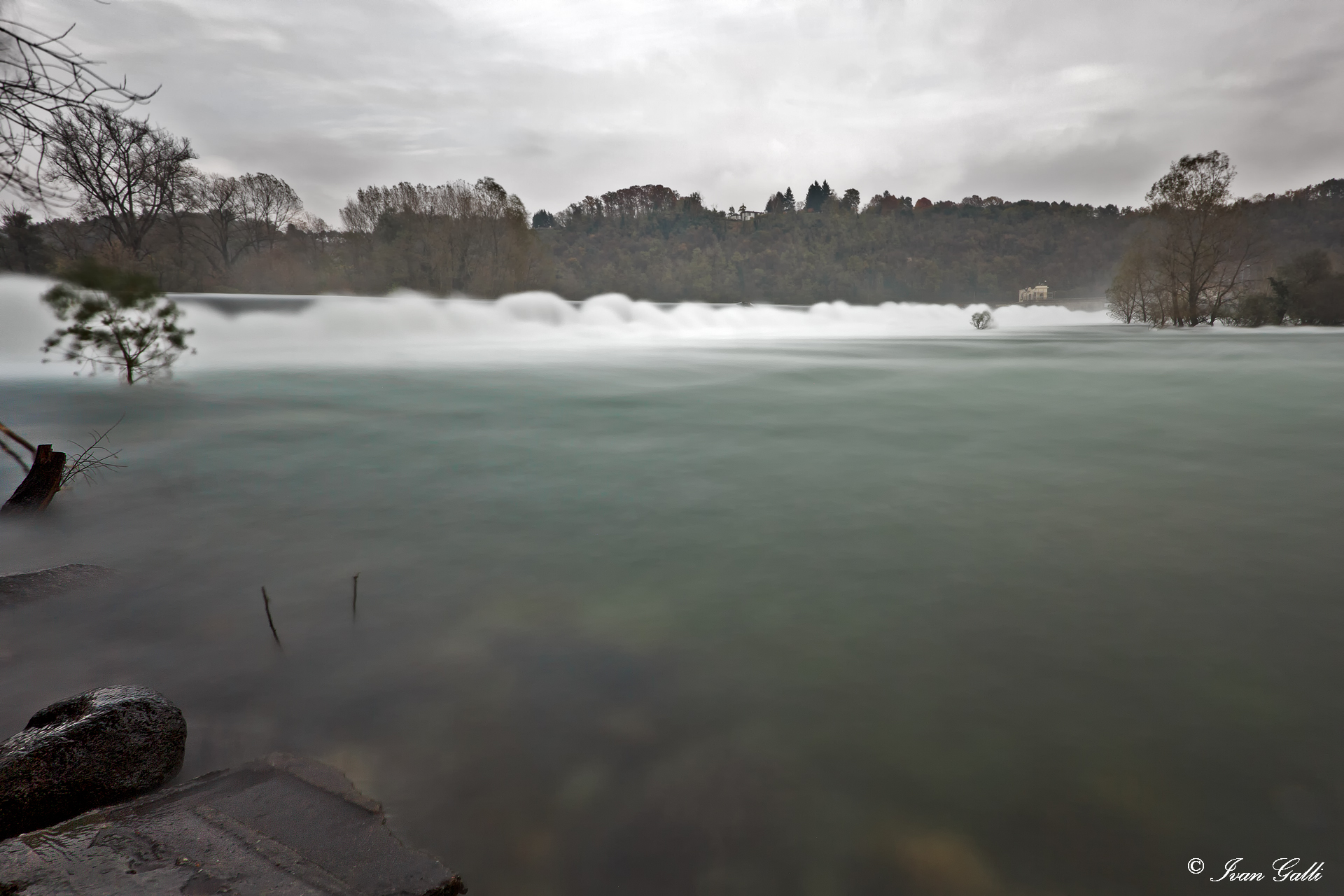 The dam on the river Ticino Panperduto