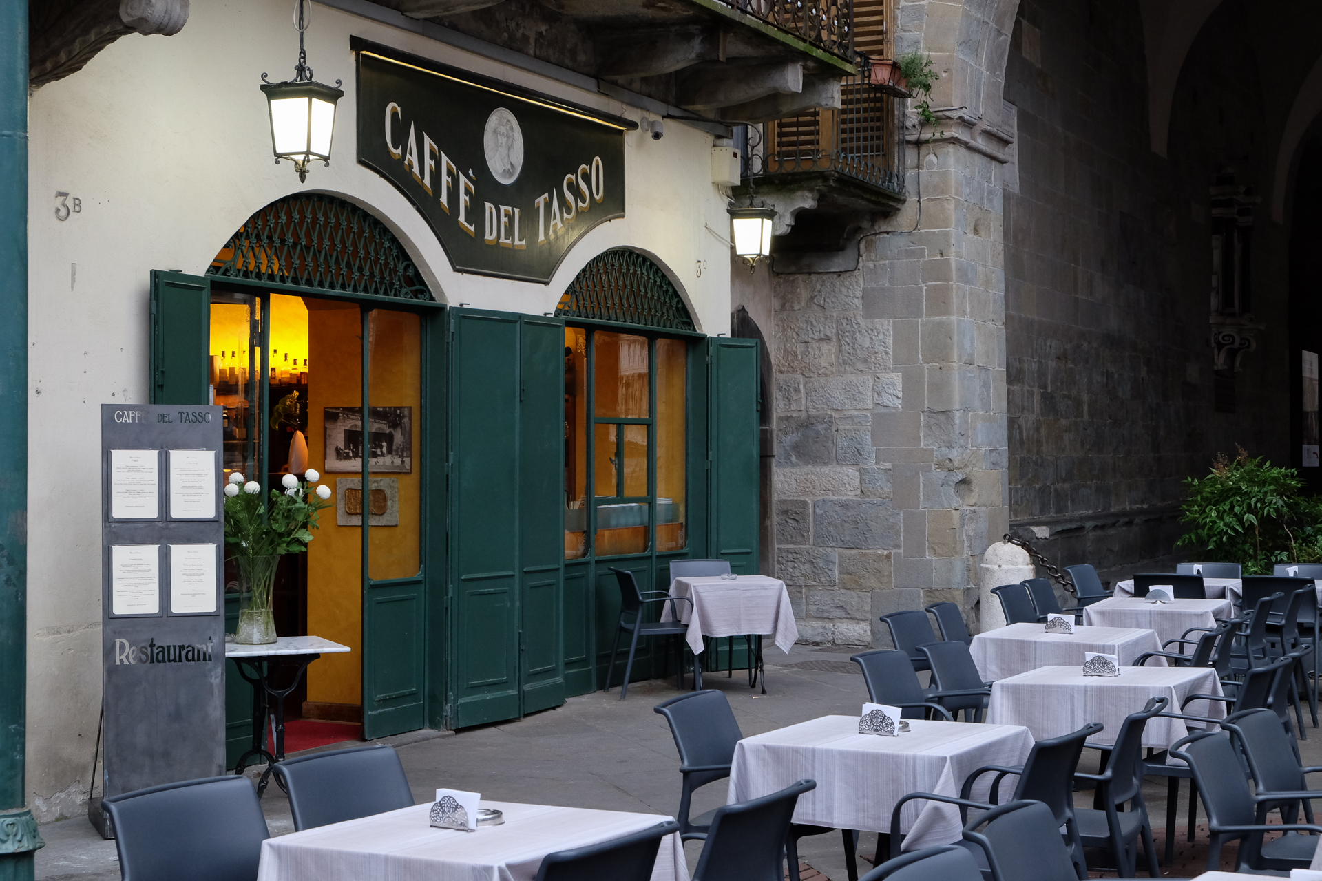 Bar del Tasso. Piazza Vecchia. Bergamo.