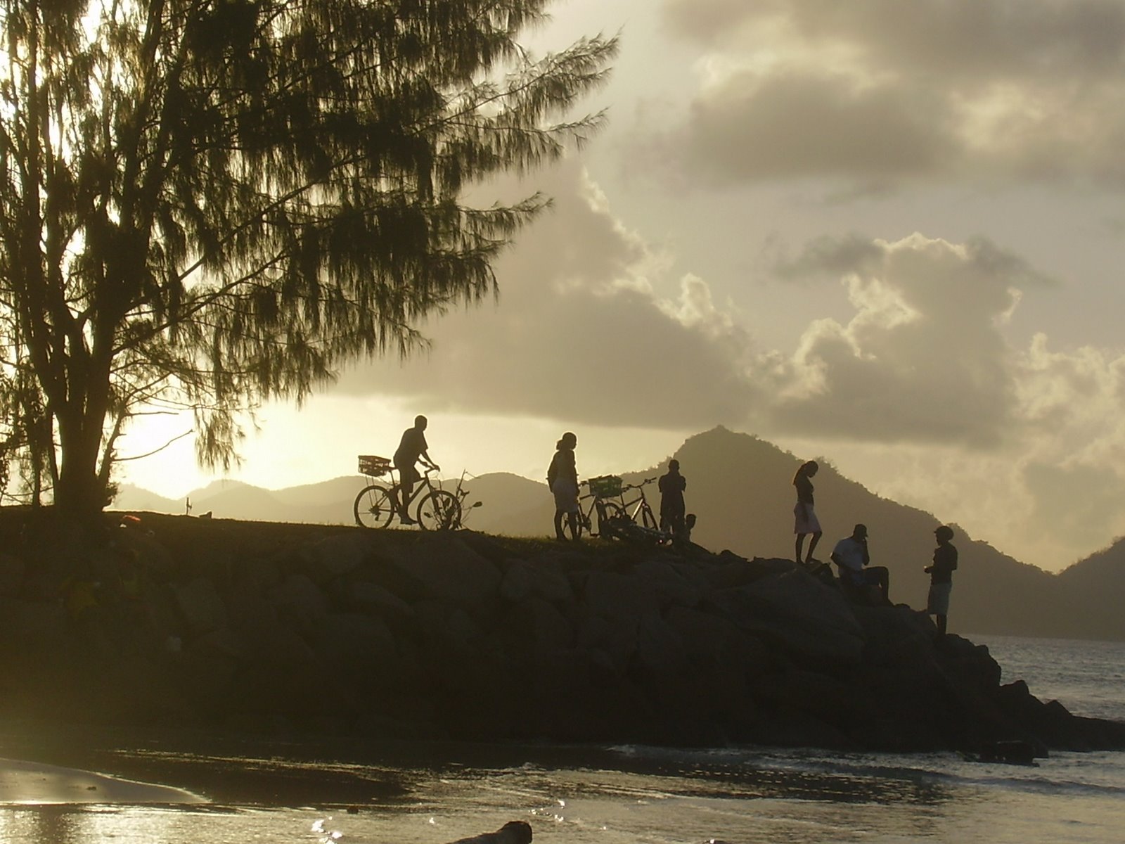 Still picture at the sunset.