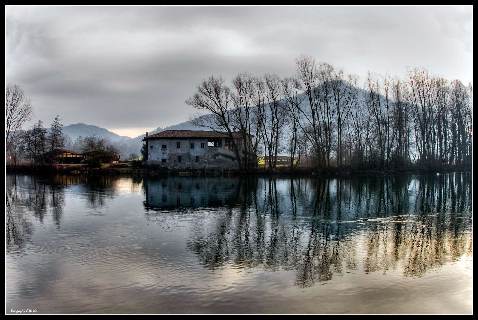 si fa sera sull'Adda