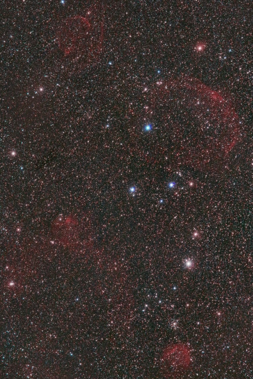 Auriga: Sh2-223/4-5-7