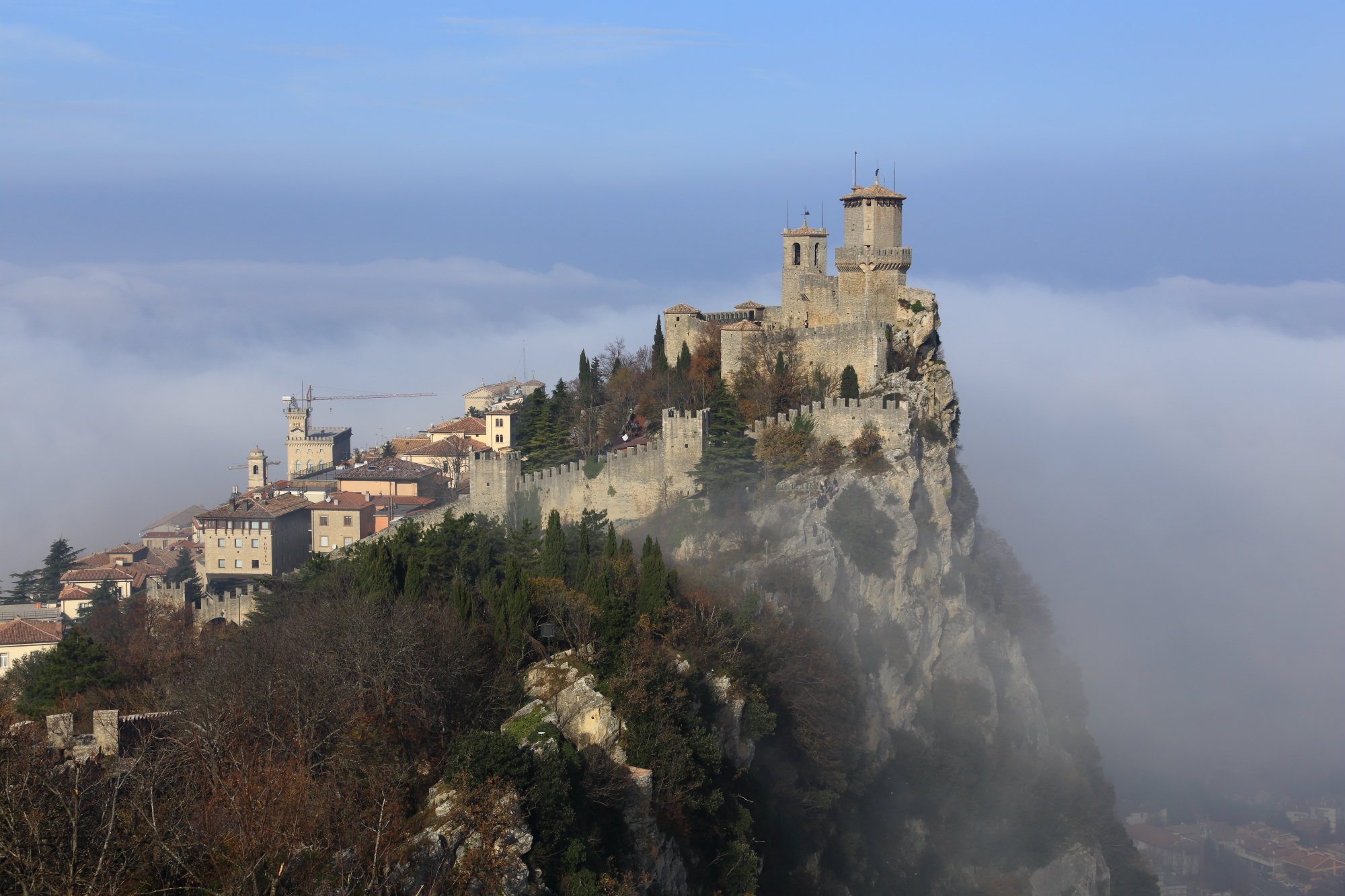 Republic of San Marino rising up from heaven!