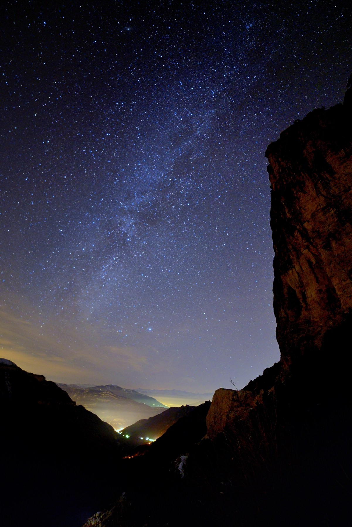 Night at Passo Pertica