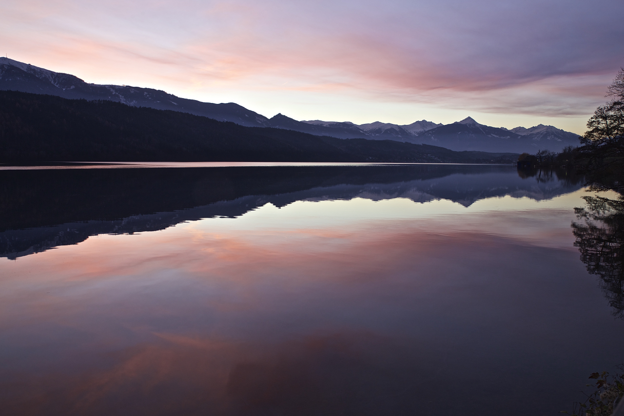 Sunset on Milstättersee