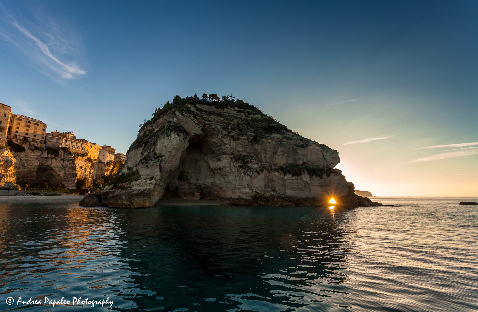 The Island at Sunset