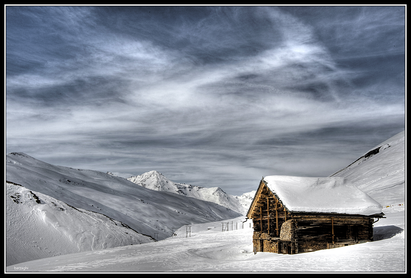 cascinale di alta montagna