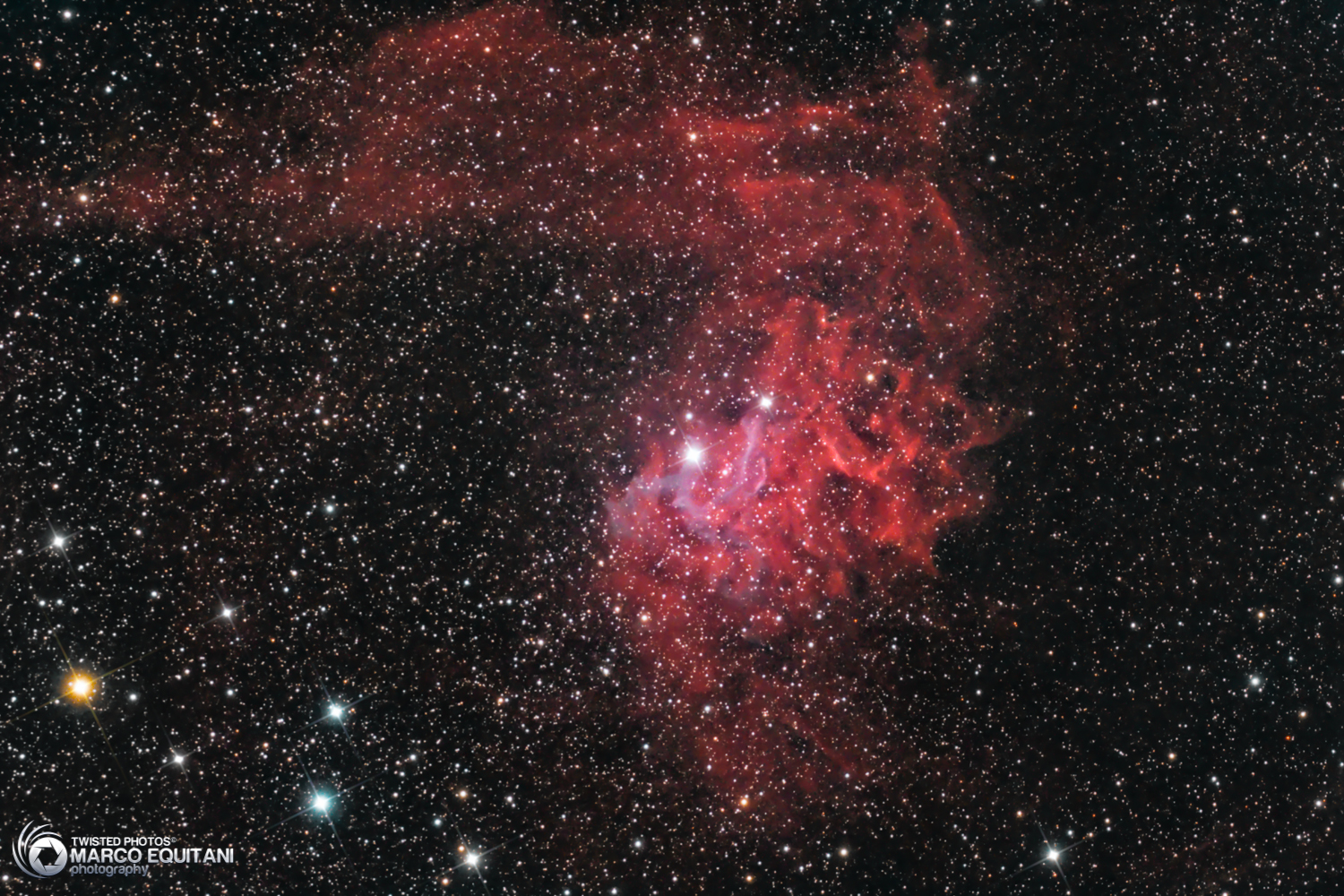 ci405 Flaming Star Nebula in Auriga