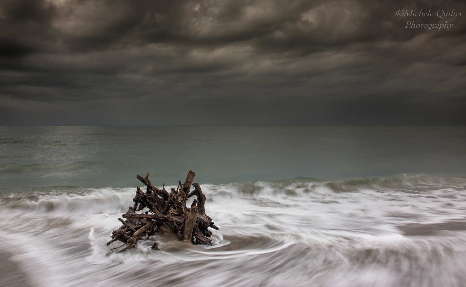 Imprisoned in the waves