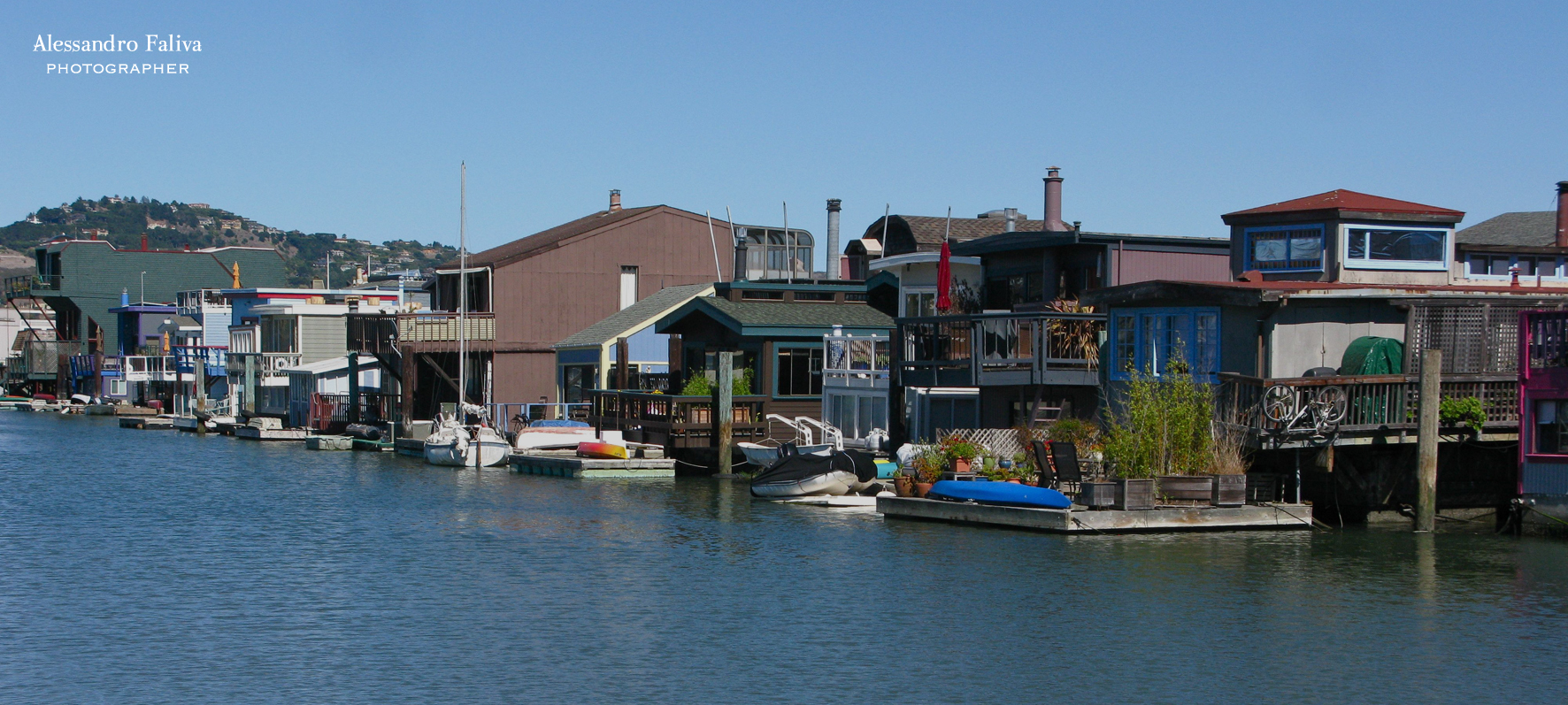 Sausalito, house boat, San Francisco, California