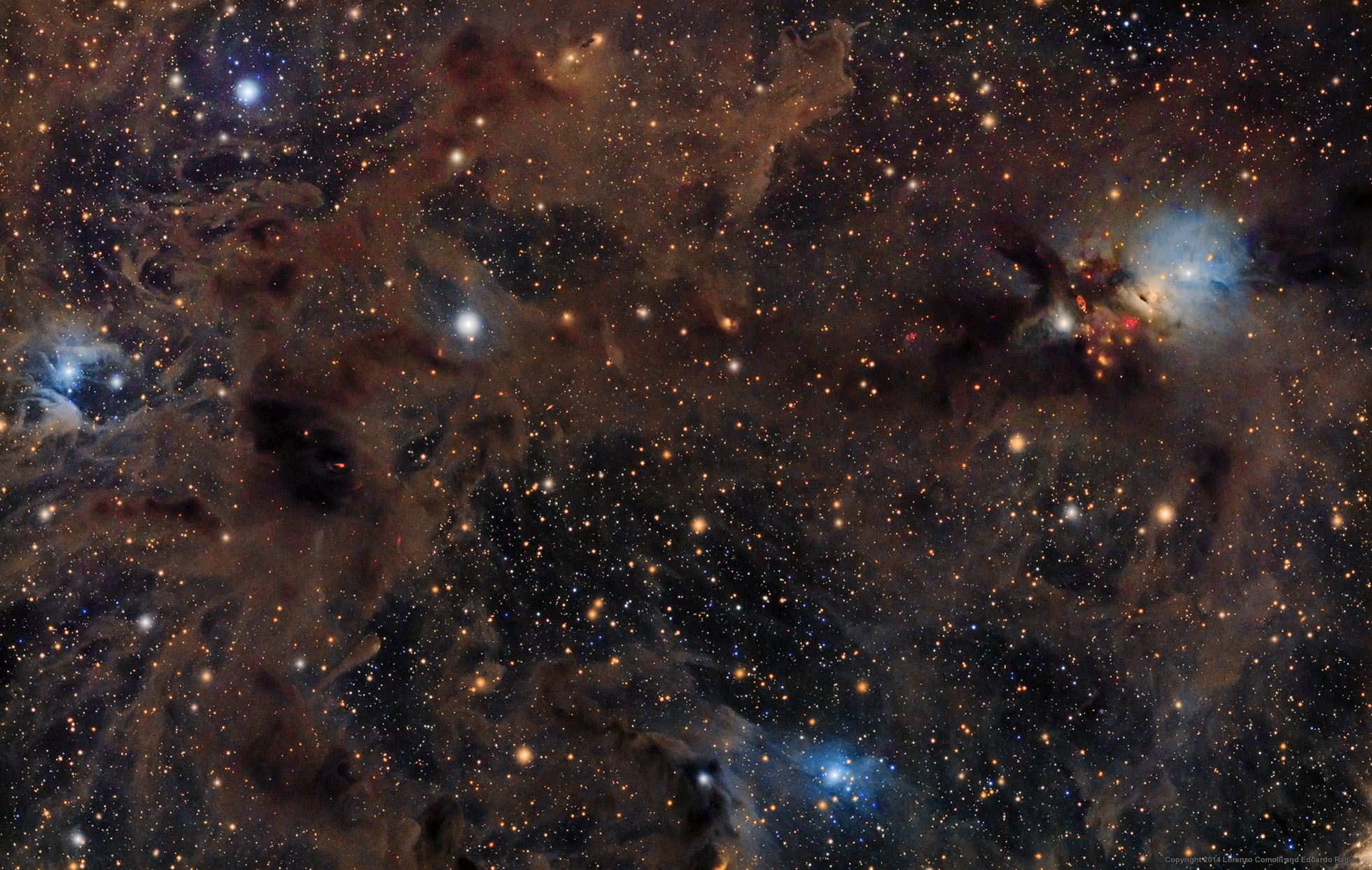 Dust in Persus (ngc1333)