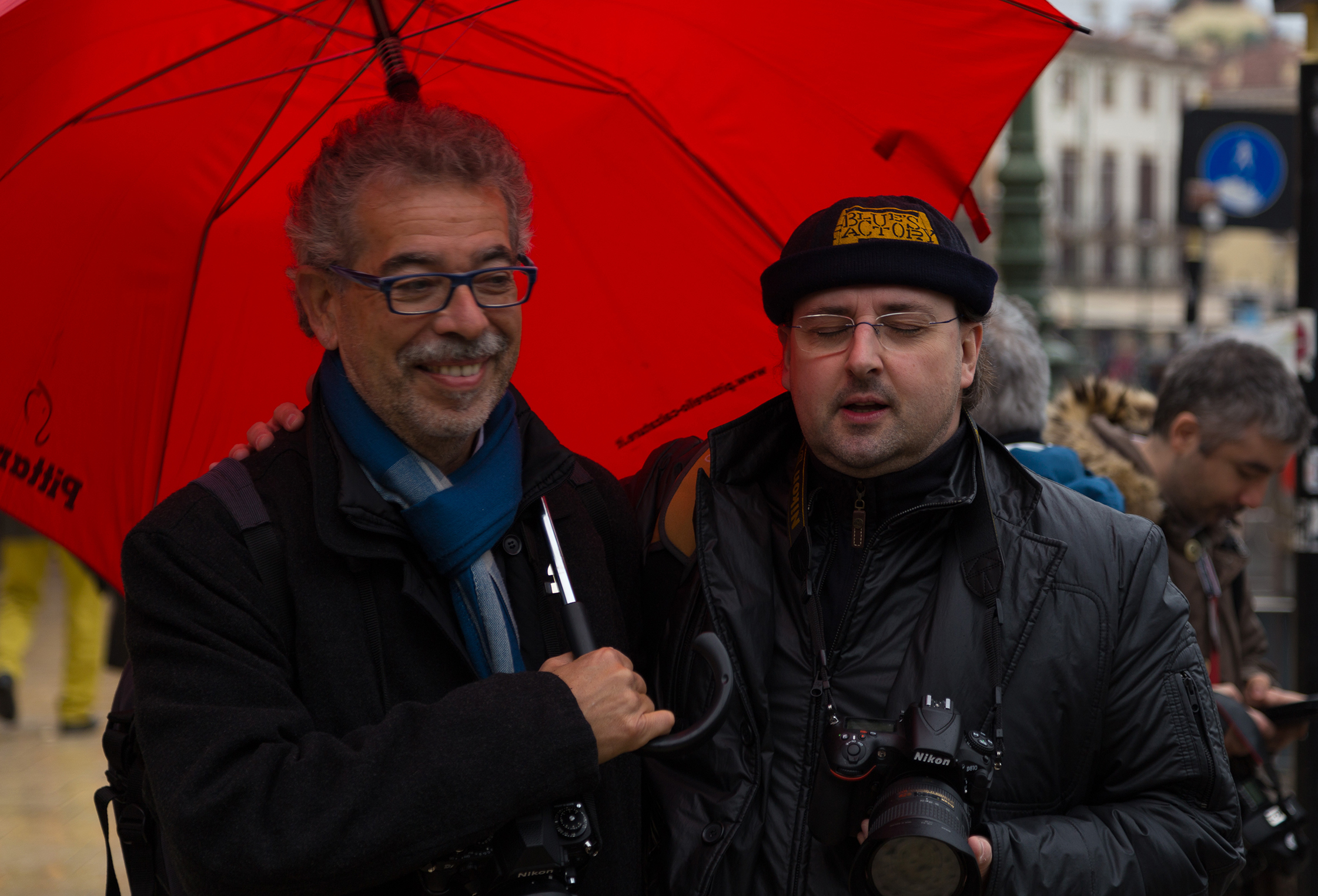 Giorgio con Briè che medita