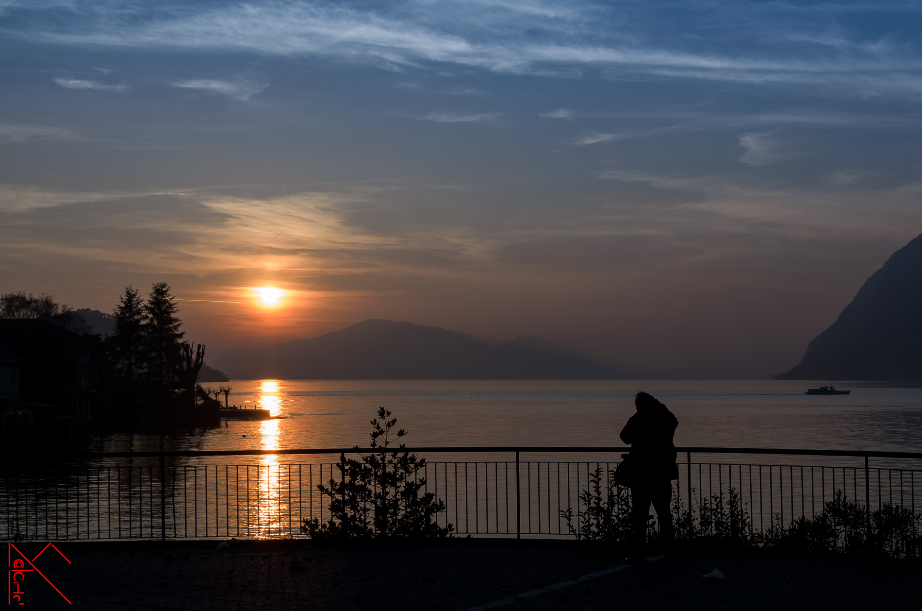 The shadow of the photographer