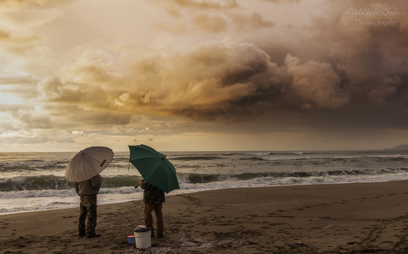 A sunset of December