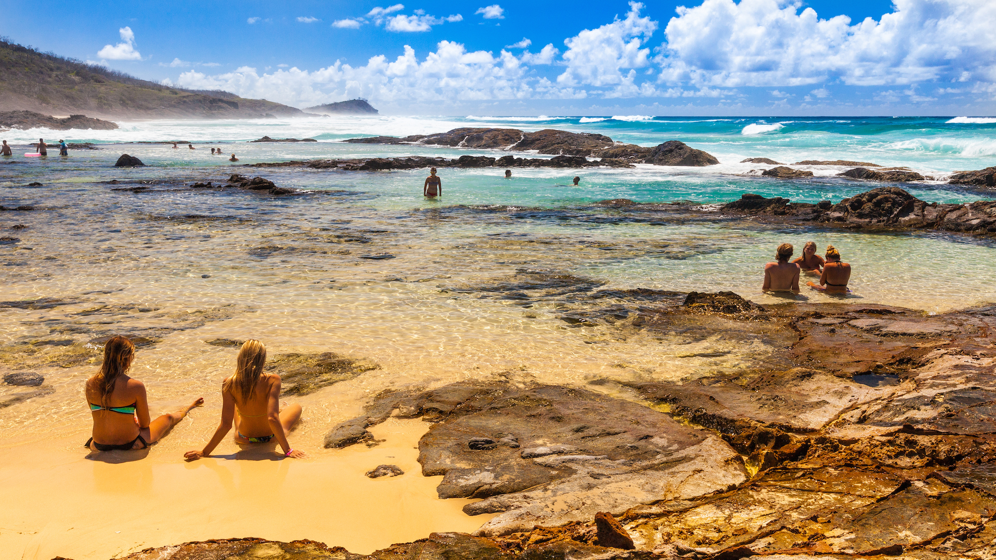 Champagne pool - Fraser Island