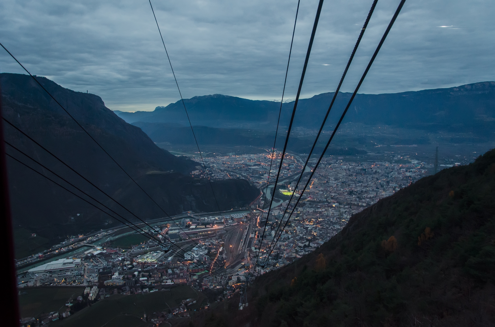 Cable car in Bolzano