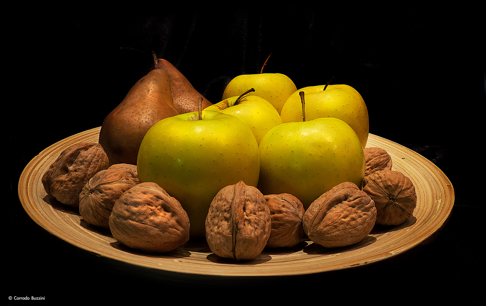 Apples pears and walnuts