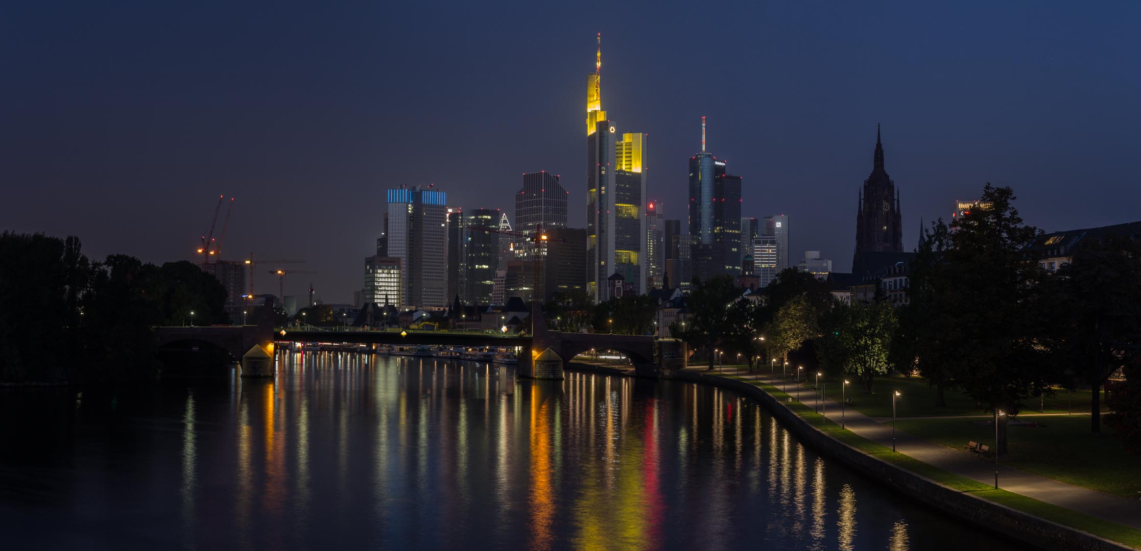 Francoforte, blue hour