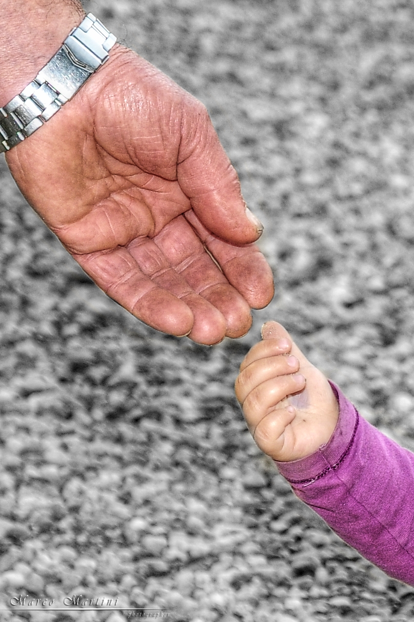 ... And took unto the hand