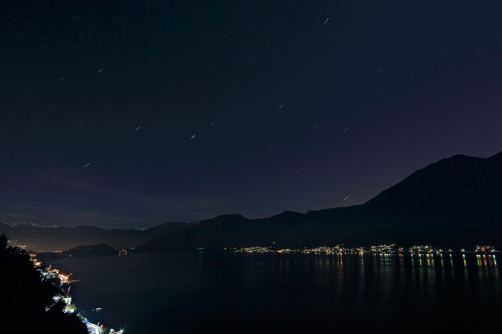 Night Lake Como